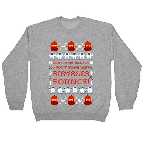 Yukon Cornelius and Bumble Ugly Sweater Crewneck Sweatshirt